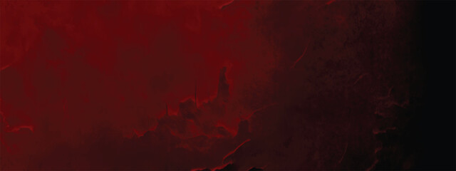 Spooky dramatic red grunge backdrop with artistic smoky elements