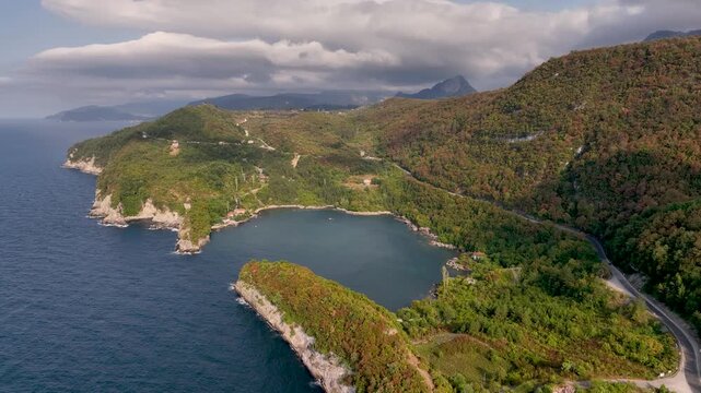 Beautiful landscape of Gideros Bay - Cide, Kastamonu, Turkey