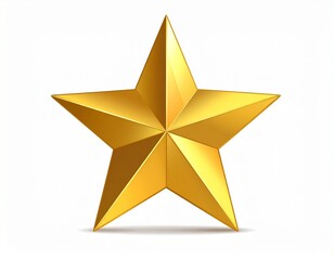 Obraz premium star on the white 