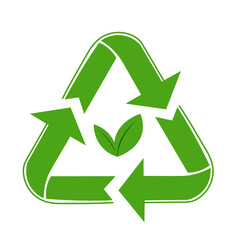 Obraz premium green recycle symbol