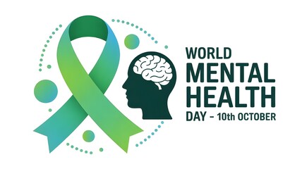 World Mental Health Day Vector illustration