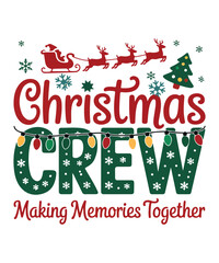 Christmas crew making memories together