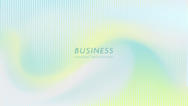 Soft gradient business background with abstract pastel wave lines in blue, green, and yellow tones. Modern minimalist design for presentations, posters, banners, websites, and corporate branding. - Powered by Adobe