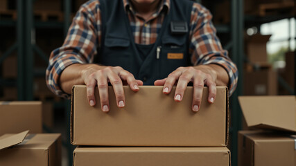 Efficient Packaging Process for Warehouse Operations