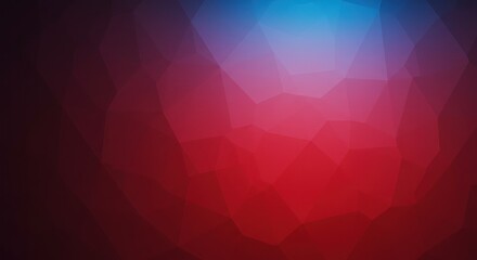 Abstract polygonal background with shades of red blue and purple