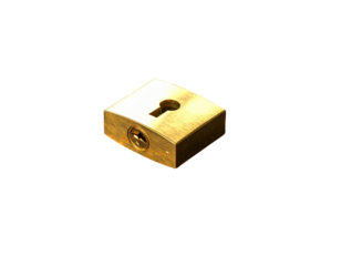A hyper-realistic 8K PNG of a digital padlock hovering in front of a sleek laptop key 536568