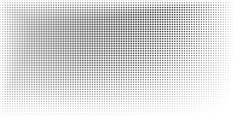 Monochrome Halftone Dots. vector illustration