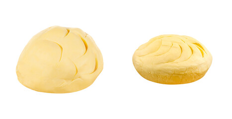 Authentic Turkish butters from Rize and Biga regions, golden tones highlighted with open and closed forms, breakfast and pastry concept.