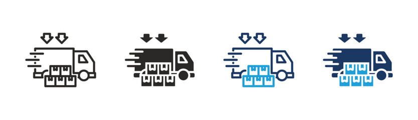 Set of Transport icon collection in Multiple Style. Icon suitable for web and mobile application.