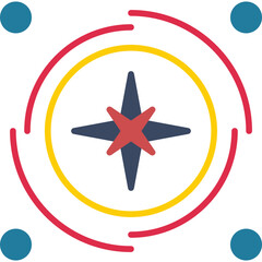 Obraz premium Compass Icon