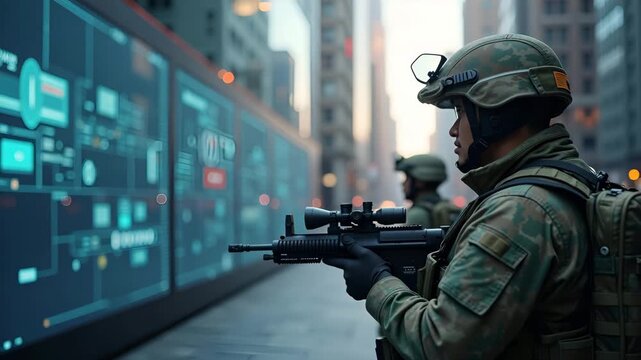 Investigate dynamic multinational security efforts emphasizing coordinated defense measures and proactive crisis response to secure international peace in  Photo Stock  Concept  and empty space on the