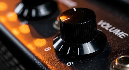 Volume Knob on Amplifier