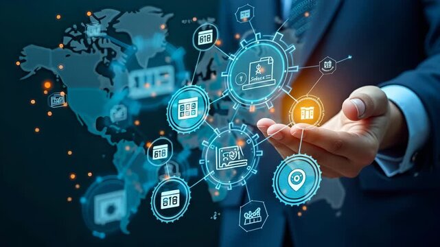 High definition visual highlighting regulatory trade controls through stringent customs protocols advanced compliance systems and robust enforcement of international trade standards. in  Photo Stock  