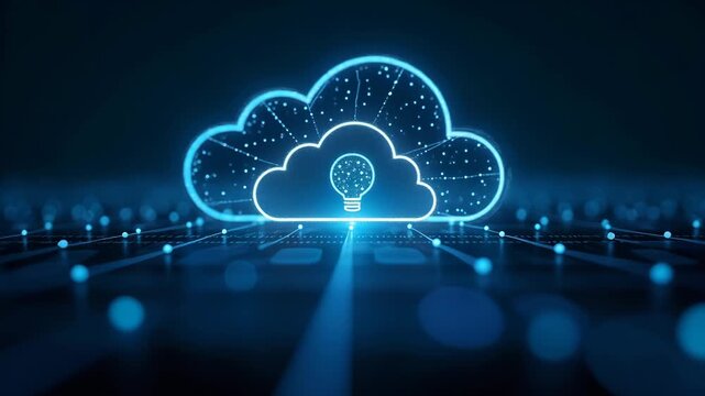 High-Resolution Stock Photos of Secure Cloud Computing Frameworks with Advanced Cybersecurity Strategies and Data Encryption - Perfect for IT Infrastructure Visuals