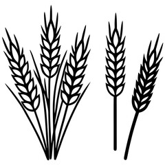 Wheat Bundle Vector Icon
