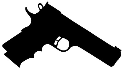 gun silhouette vector