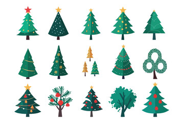 Christmas Trees Vector Bundle