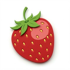 Obraz premium strawberry illustration 