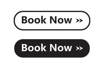 button for web, book now button interactive element for site and app