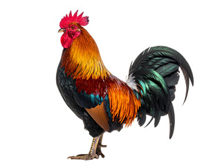 Fototapeta premium rooster isolated on white