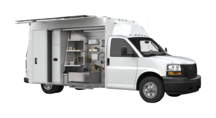 Emergency response vehicle urban environment transport technical view