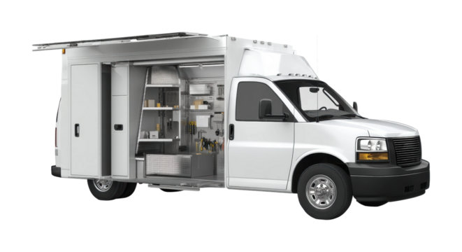 Emergency response vehicle urban environment transport technical view