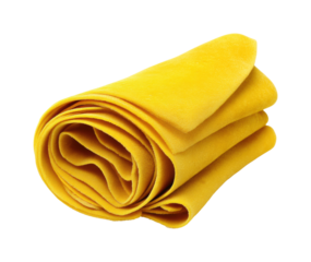 Yellow fabric roll for crafts material