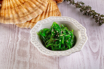 Japanese Chuka Wakame with sesame seeds