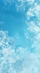 Fototapeta premium Blue abstract background texture with white and light blue watercolor-like elements, art concept for canvas and print.