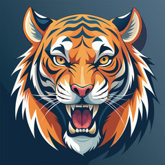 Roaring Tiger Head