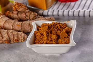 Indian spices - Curry powder heap