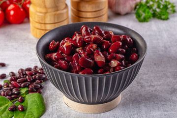 Tasty boiled red kidney beans