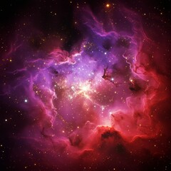 Vibrant with Stellar Cluster Shimmers in Cosmic Space