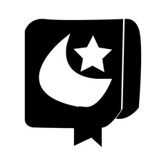 Qur'an Book Icon Illustration Vector