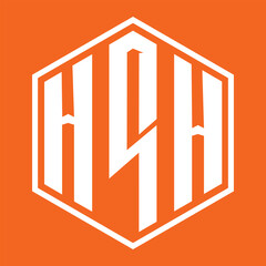 HSH letter design. HSH letter technology logo design. HSH Monogram logo design for an entrepreneur and business.