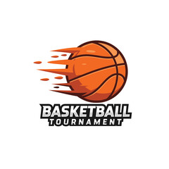 Basketball icon. Creative drawing. Basketball ball in graphic style for tournament or club