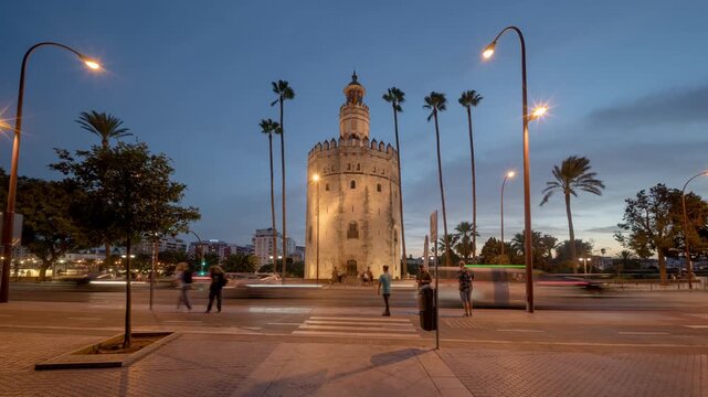 Hyperlapse en la torre del Oro