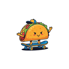turkish kebab mascot food icon logo