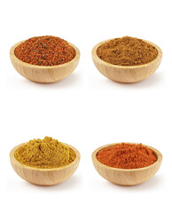 Rustic Flatlay of Mediterranean and Turkish Culinary Spices for Commercial Use