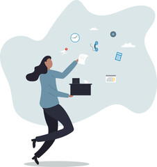 Administrator or assistant occupation, secretary or accountant professional, receptionist work with answer telephone,about a man and his life.