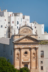 Ostuni church and skyline, Apulia, Italia
