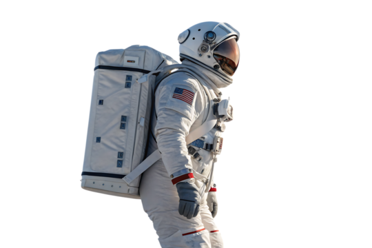 Astronaut explores distant alien planets