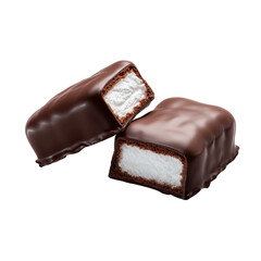 Obraz premium gourmet chocolate candies with creamy filling 