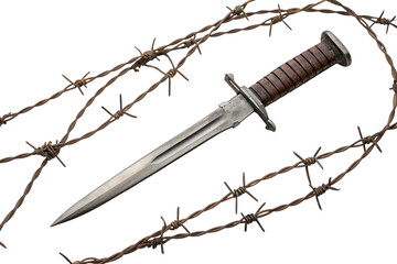 Barbed wire barbed wire weaponry dagger combat training techniques