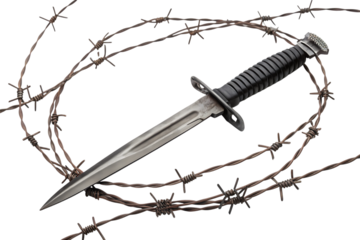 Barbed wire barbed wire weaponry dagger survival skills guide
