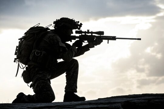 Silent Focus Tactical Sniper Silhouette