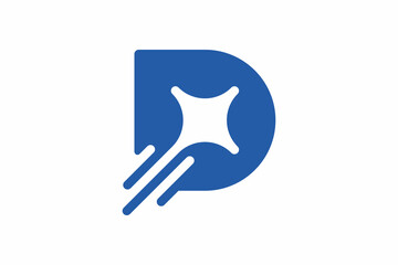 Letter D Light Logo 