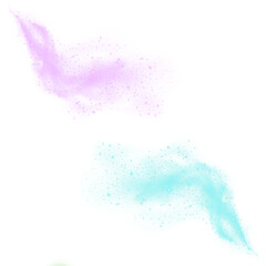 Glowing Purple and Cyan Cosmic Mist Cloud Texture, Abstract Fantasy Energy Clouds Background, Neon Galaxy Light Smoke Effect Design, Luminous Glow Clouds in Blue and Violet