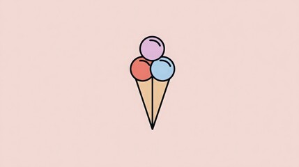Minimalist Ice Graphic Design