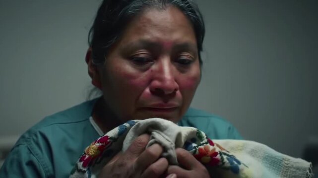 Patient showing Chagas disease symptoms (editorial awareness).